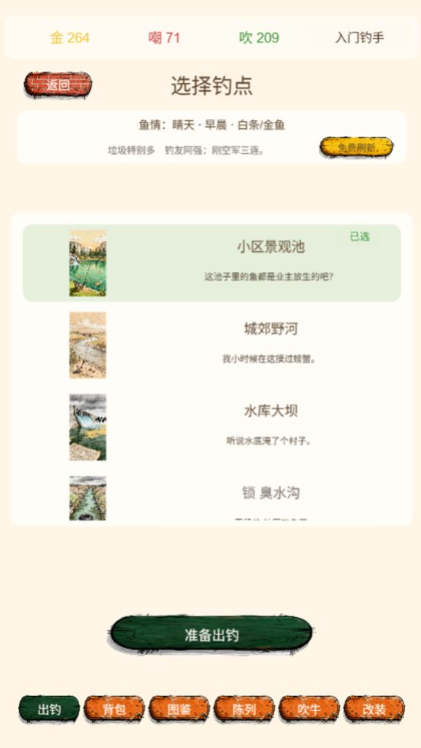 钓鱼日记游戏截图