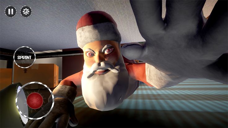 冰尖叫可怕的圣诞老人游戏游戏截图