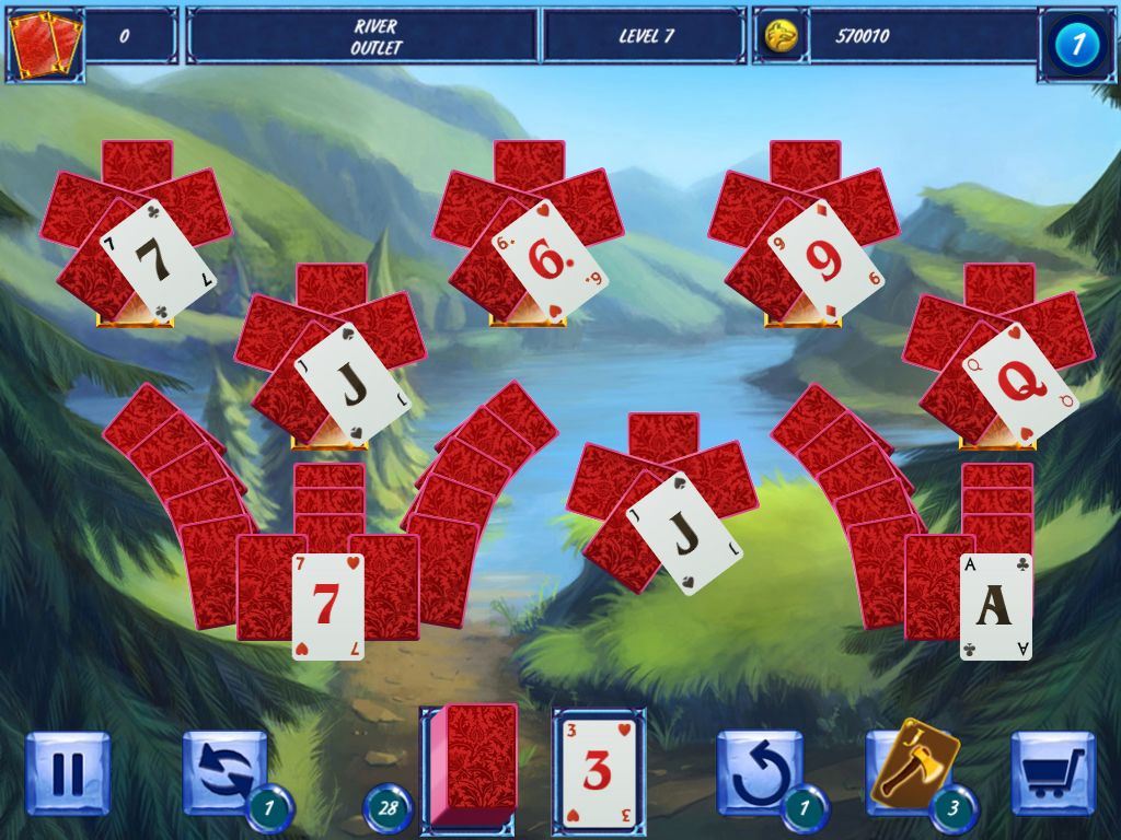 Fairytale Solitaire: Red Riding Hood游戏截图