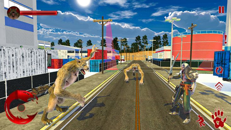 饿了 狼人 怪物 攻击游戏截图