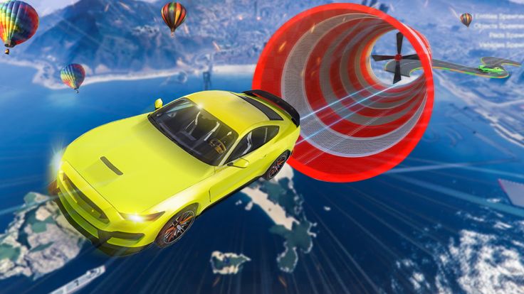 汽车特技赛车：汽车游戏游戏截图