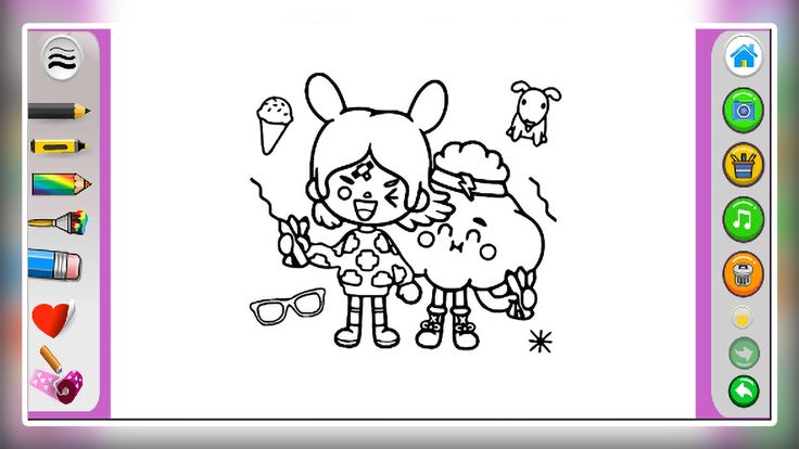 Toca Coloring Book.游戏截图