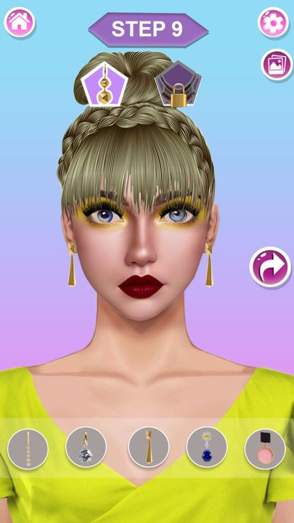 DIY 化妆品 看： 时尚 打扮游戏截图
