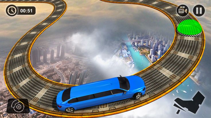 Limousine Car Driving Simulator - Impossible Track游戏截图