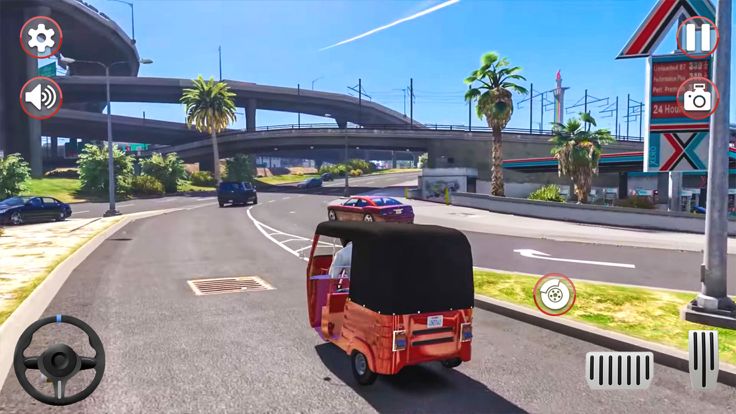 Tuk Tuk Rickshaw Driver Games游戏截图