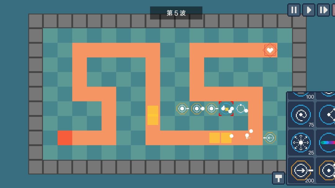 魔法塔防游戏截图