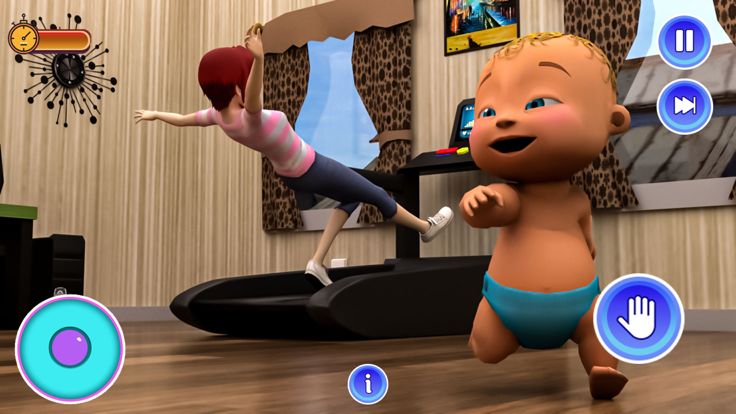 双胞胎婴儿护理和新生儿游戏游戏截图