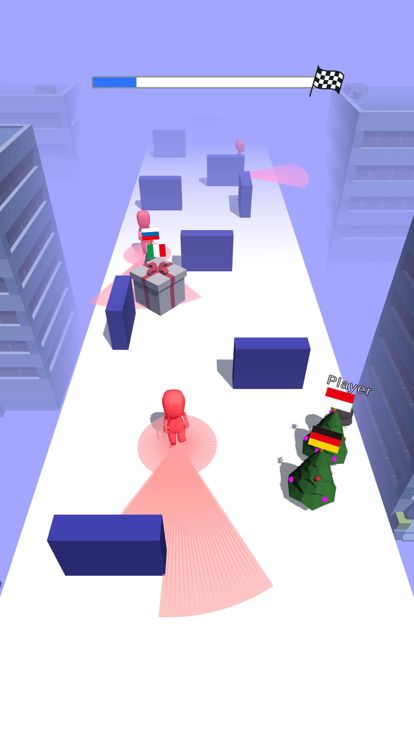 123木头人 - 模仿躲避赛游戏截图