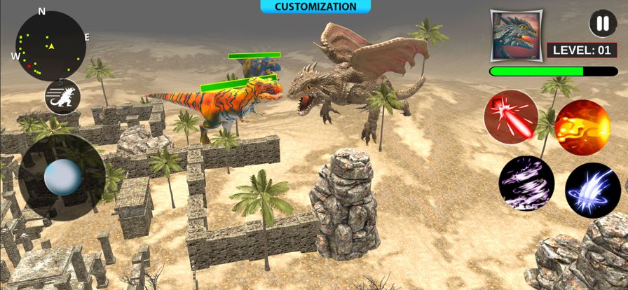 Monster vs Dragon Clash游戏截图