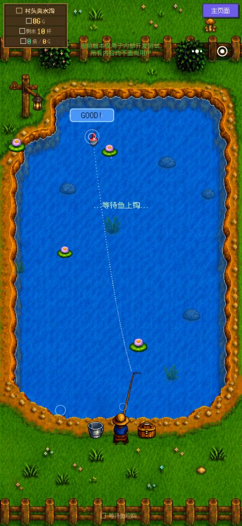 钓鱼佬勇闯鱼塘游戏截图