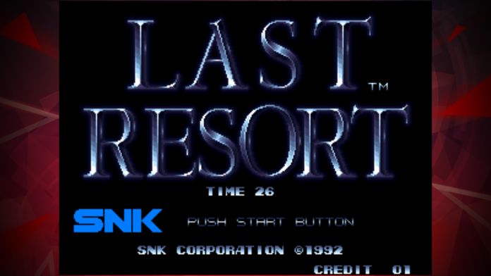 LAST RESORT ACA NEOGEO游戏截图