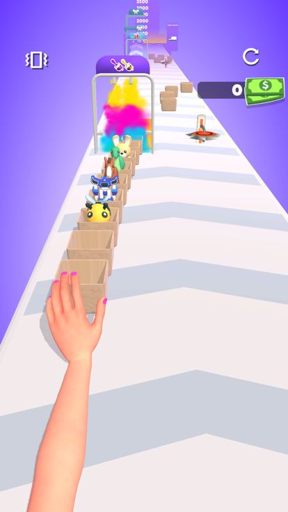 Gift Box Runner游戏截图