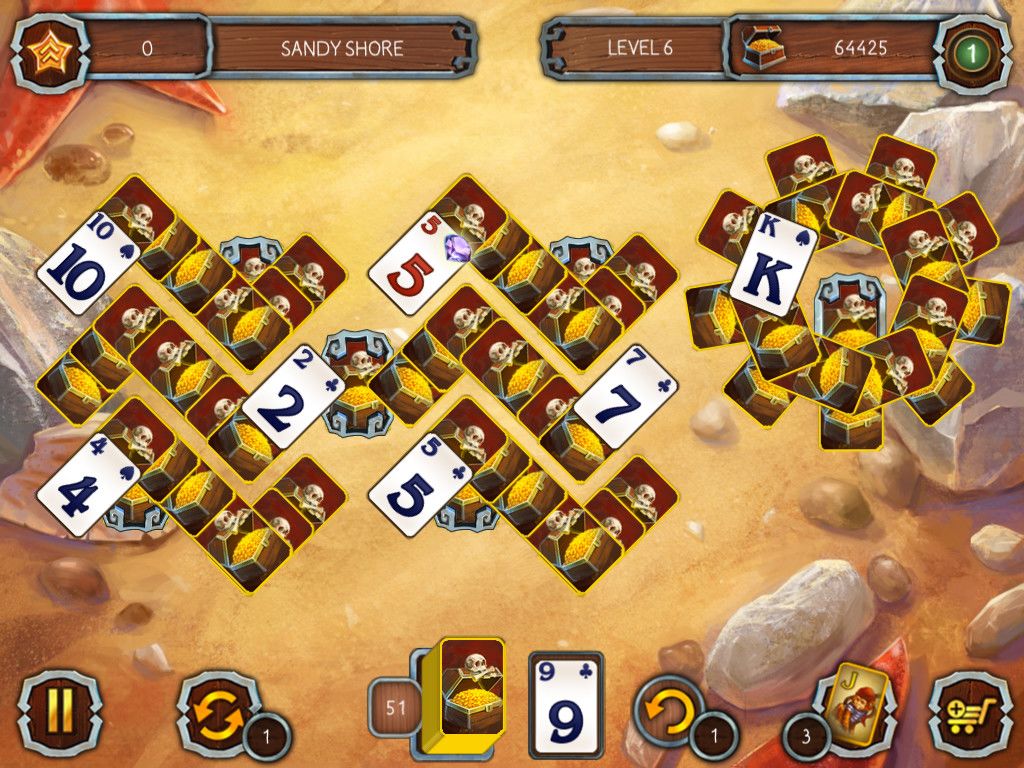 Solitaire Legend of the Pirates 2游戏截图