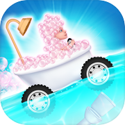 Baby Toilet Race: Cleanup Fun