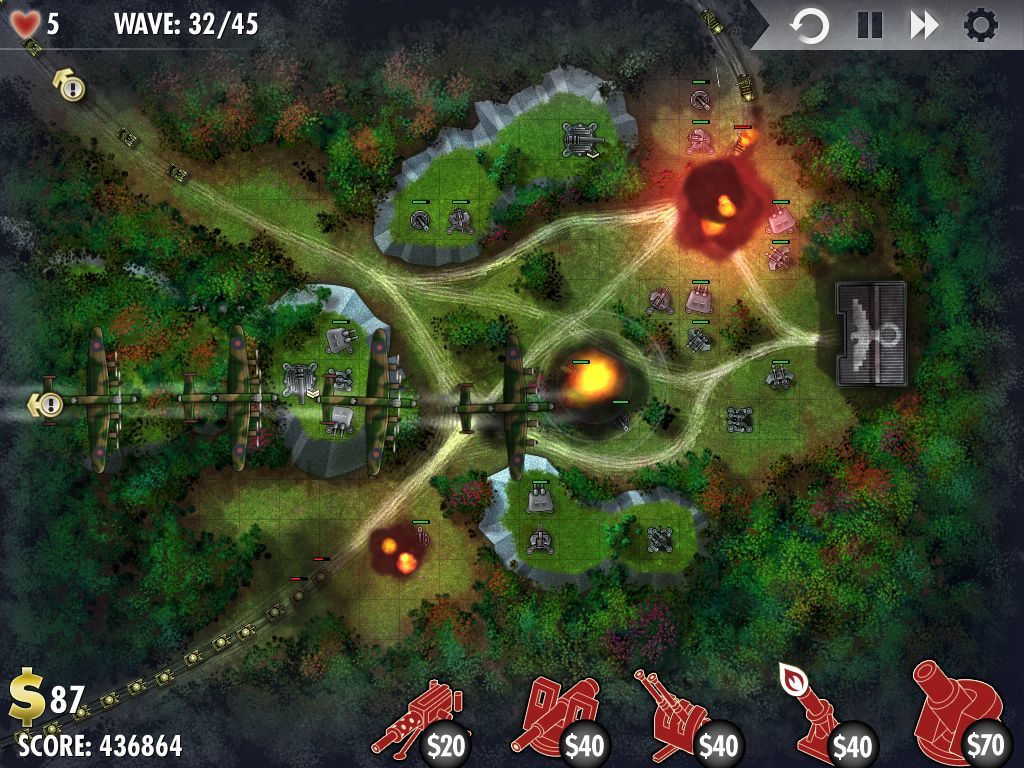 iBomber Defense游戏截图