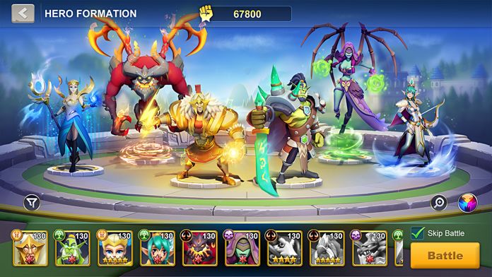 Idle War: Legendary Heroes放置远征游戏截图