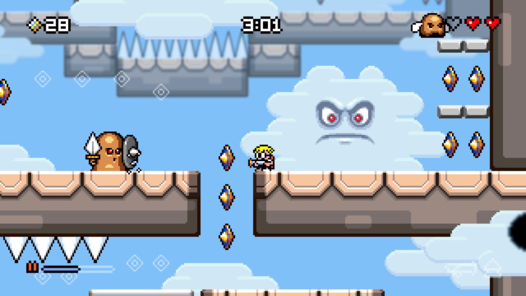 Mutant Mudds Deluxe游戏截图