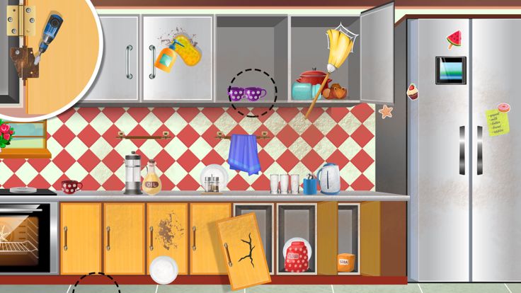 凌乱的房子壁橱清理游戏截图