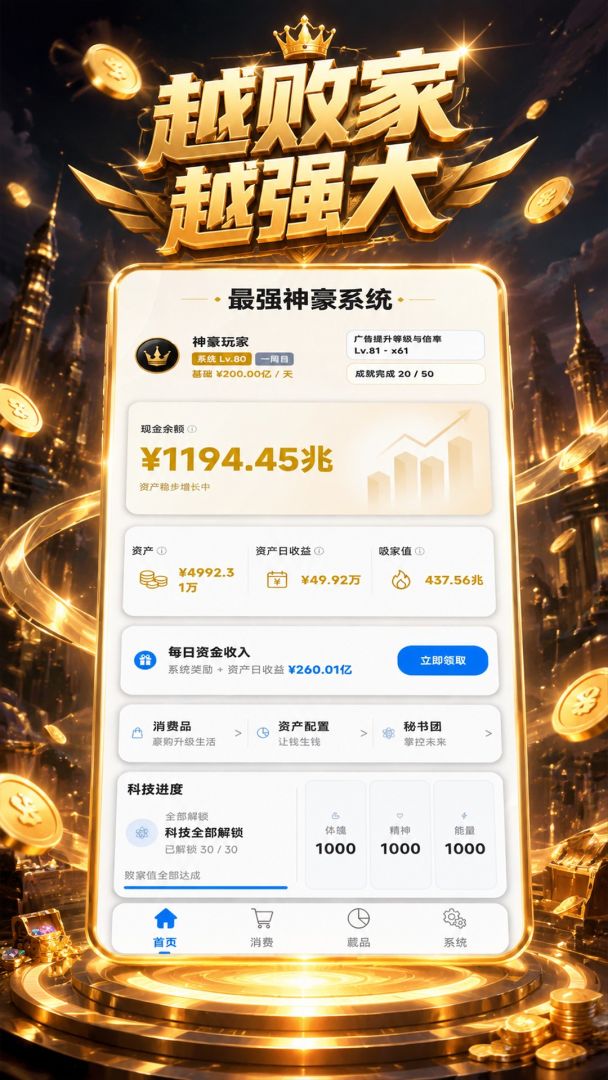 最强神豪系统游戏截图