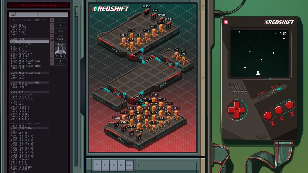 EXAPUNKS: TEC Redshift Player游戏截图