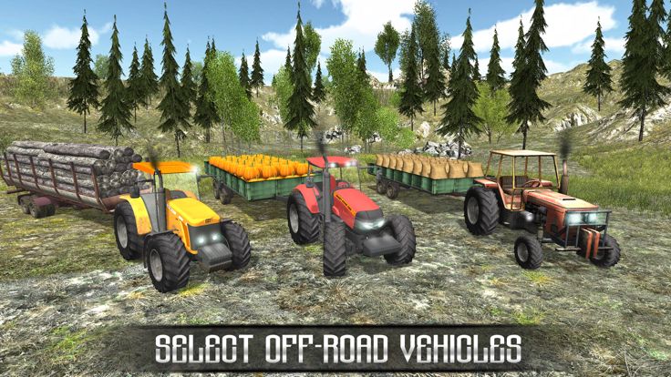 Offroad Farming Tractor Cargo游戏截图