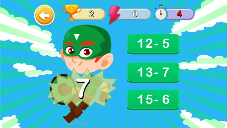 Super Hero Math Games游戏截图