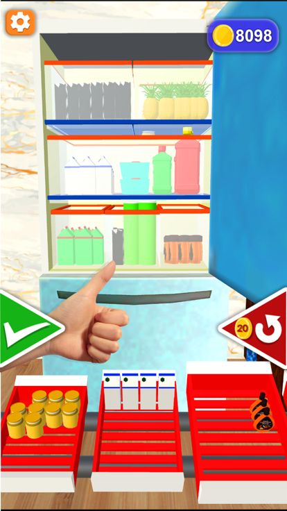Fridge and shelves organizer游戏截图