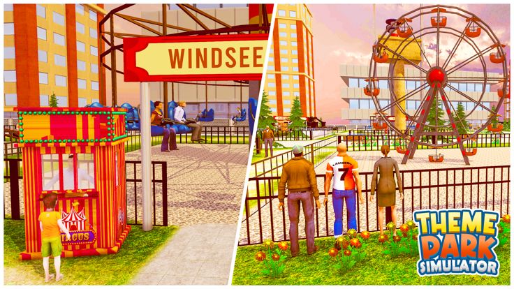 Amusement Theme Park Simulator游戏截图