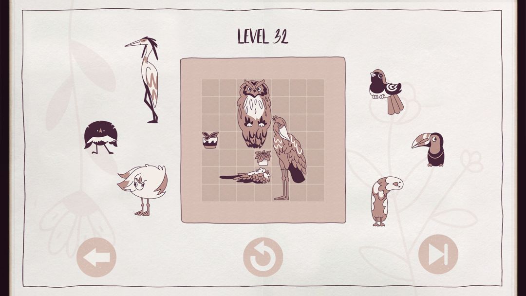 Birds Organized Neatly游戏截图