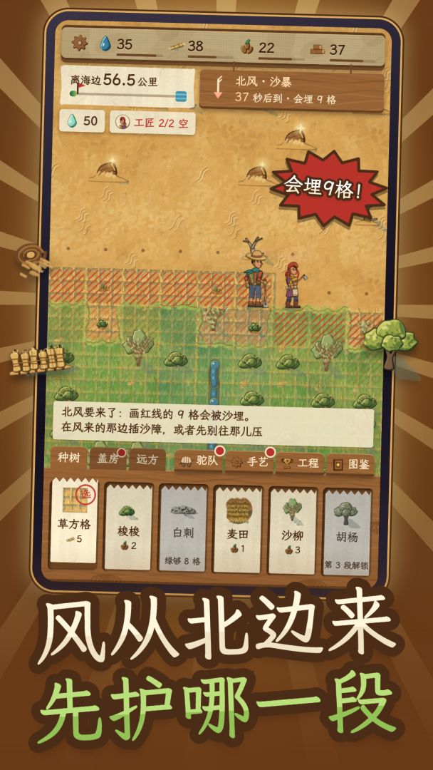 沙漠种树:一路种到海边游戏截图