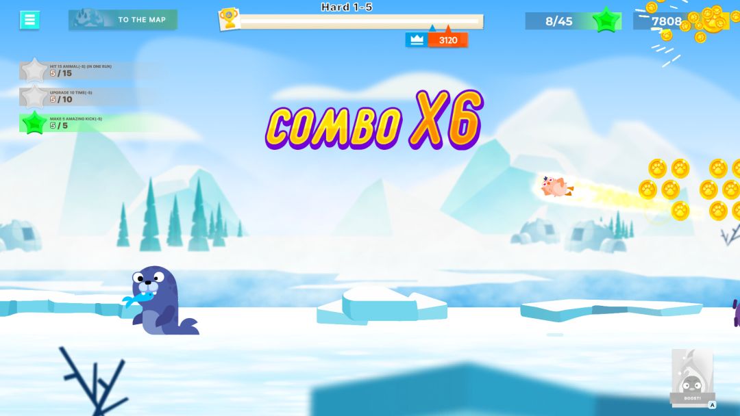Bouncemasters 2: Pengu Throw游戏截图