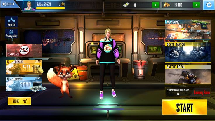 Gun Strike: Battlegrounds Game游戏截图