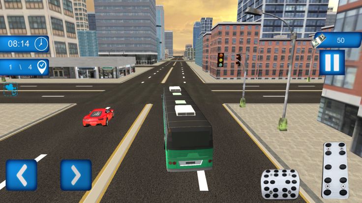 Modern Bus Coach Driving游戏截图