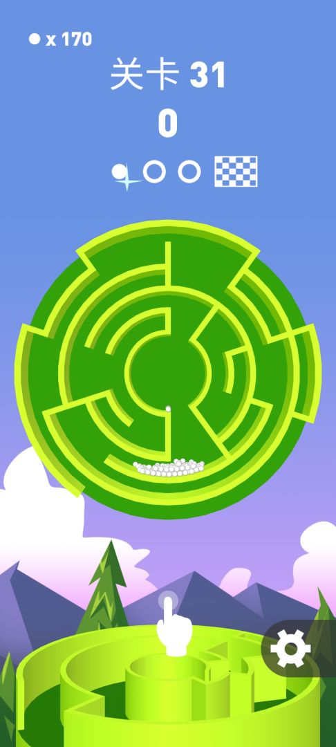 3D迷宫球游戏截图