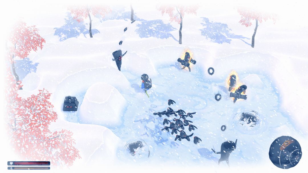 蛙穿雪境游戏截图