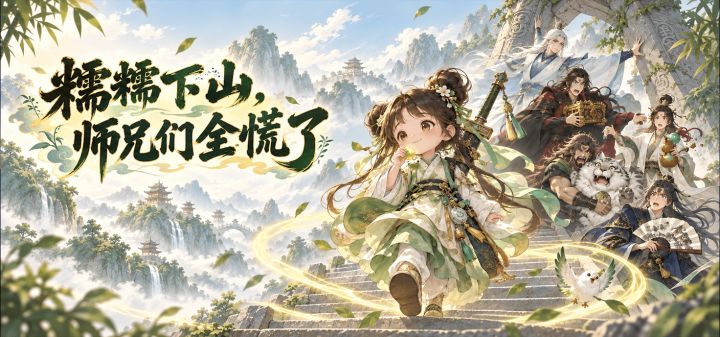 糯糯下山:师兄们全慌了 封面