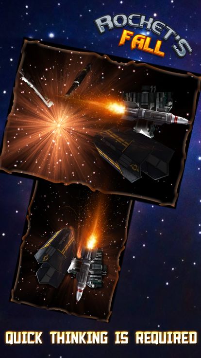 Rocket's Fall : save your spaceship from aliens游戏截图