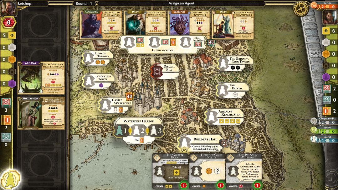 D&D Lords of Waterdeep游戏截图