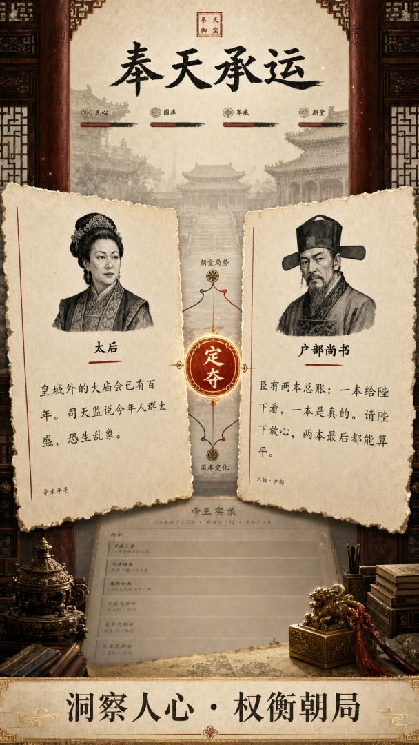 陛下待办:王朝兴亡模拟器游戏截图