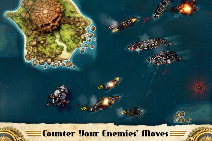 Crimson: Steam Pirates for iPhone游戏截图