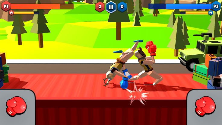 摔跤手 - 2 人游戏截图