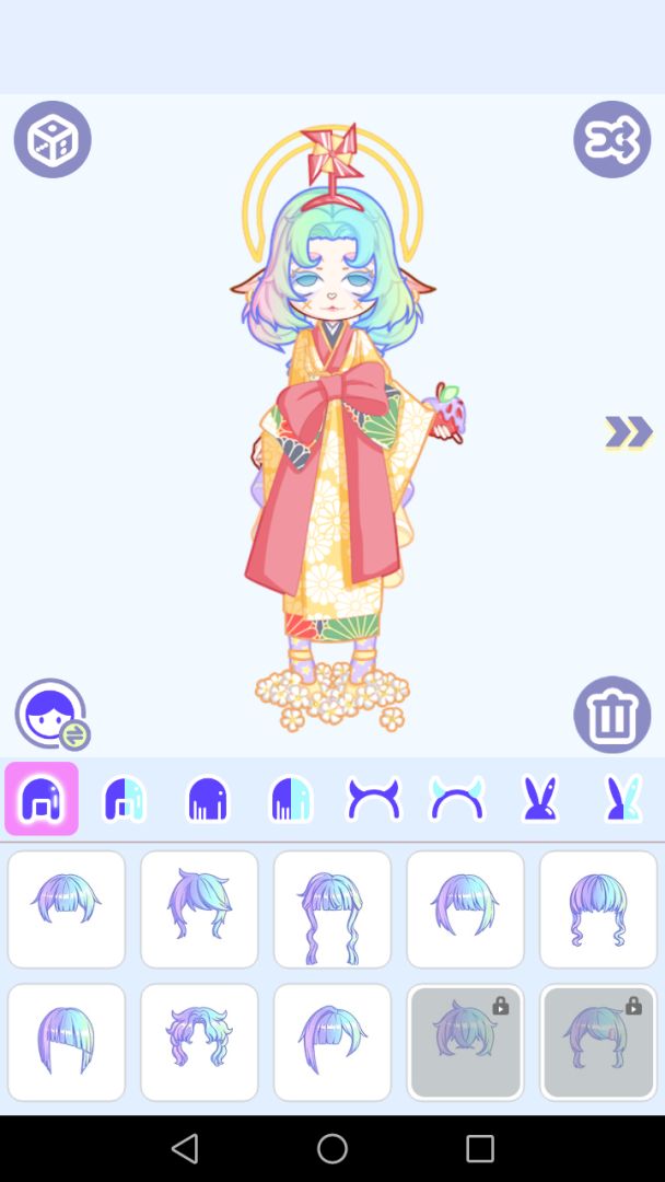 魔幻粉彩女孩萌拼平台游戏截图