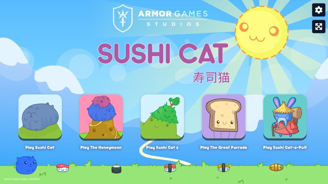 Sushi Cat Legacy Collection游戏截图