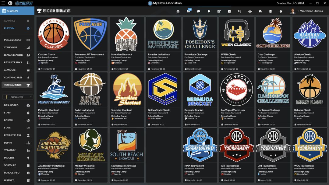 Draft Day Sports: College Basketball 2023游戏截图