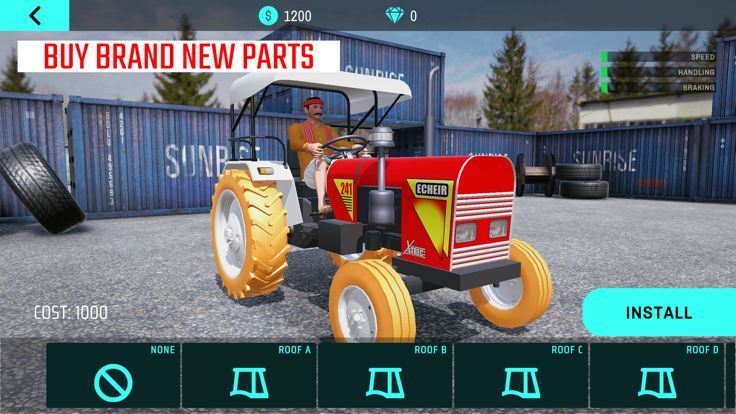 Indian Tractor Stunt Simulator游戏截图