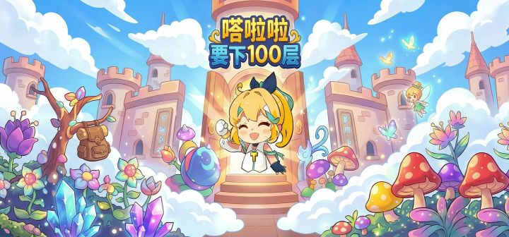 嗒啦啦要下100层 封面