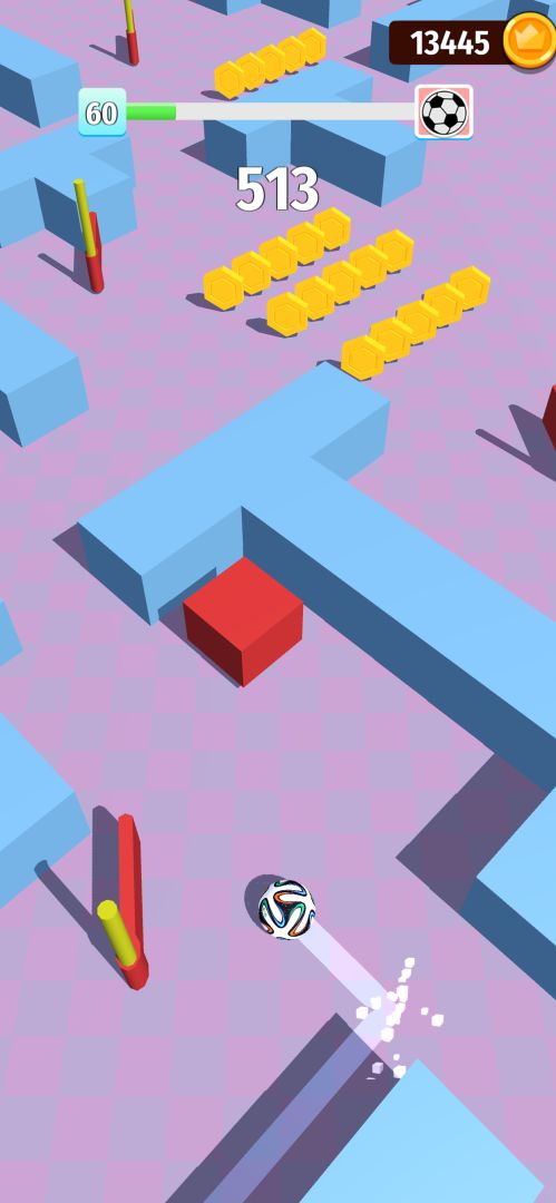 会跑酷的足球游戏截图