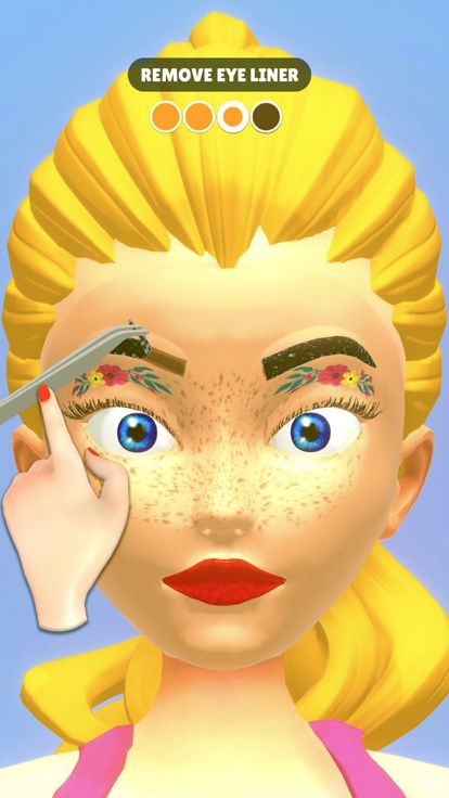 ASMR Peel Off Makeup游戏截图