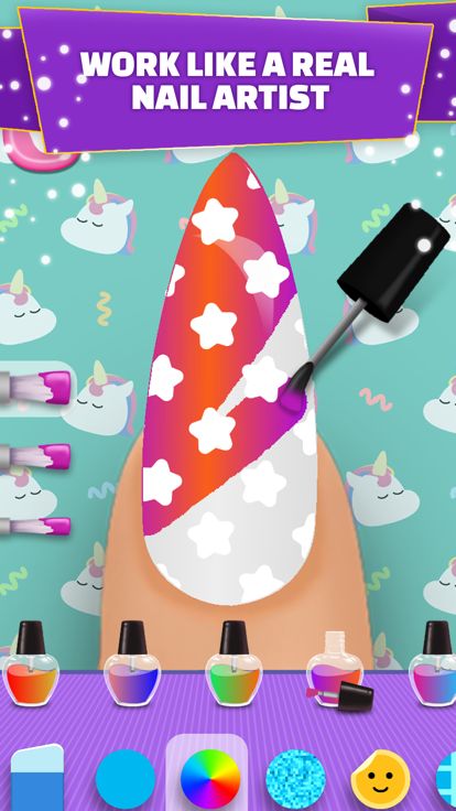 Girls Nail Salon: Paint,Polish游戏截图