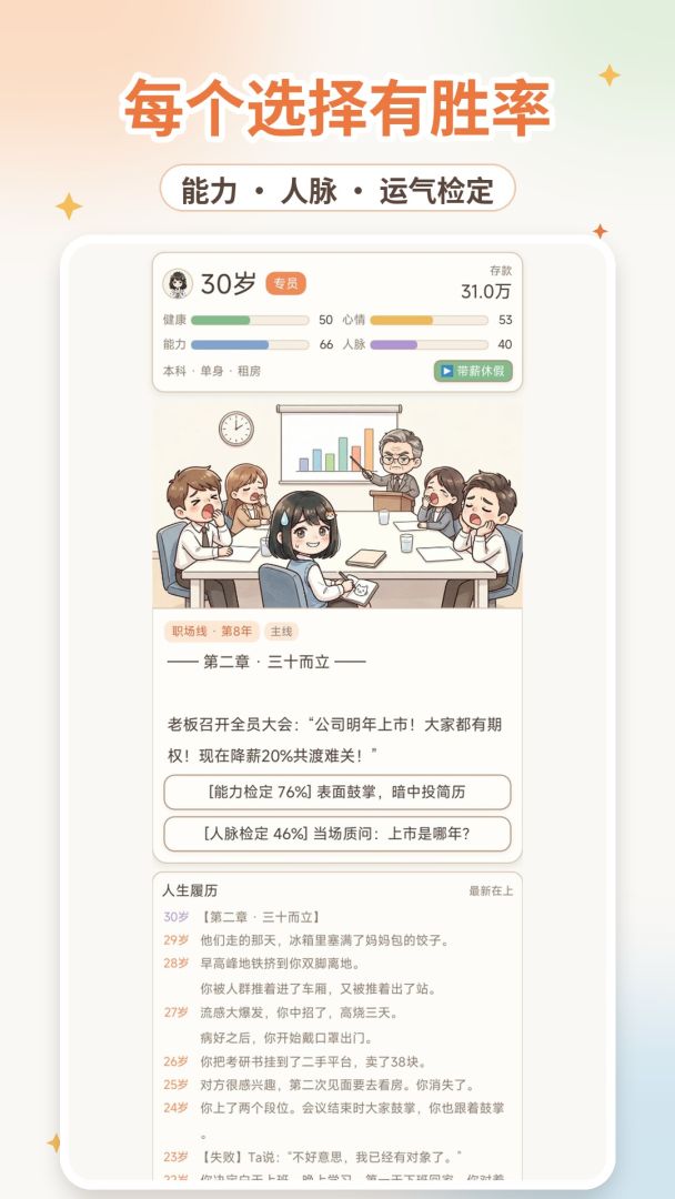 打工人生模拟器游戏截图